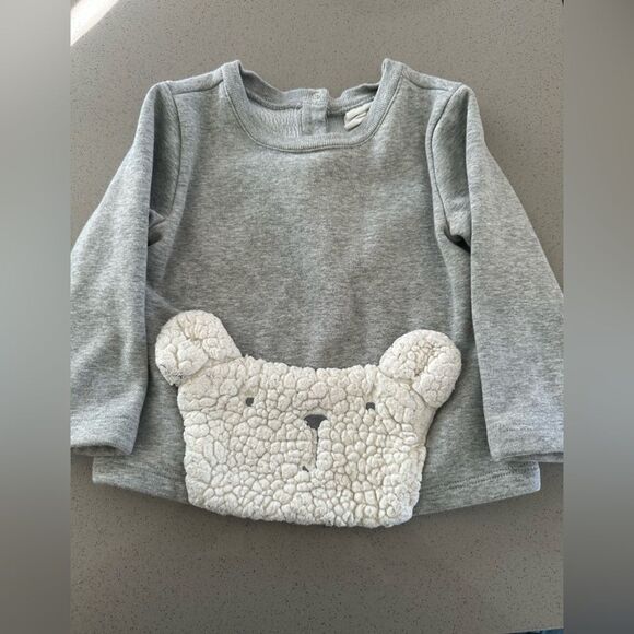 Baby Gap Grey Matching ‘Bear’ sweat set size 12-18 months - Picture 2 of 6